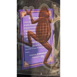 Litjoy Magical Express Crate Hogwart's Chocolate Frog Window Cling Harry Potter
